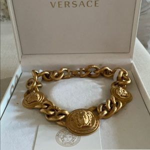 Versace Medusa necklace